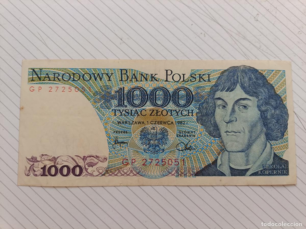 International Banknotes: POLONIA (POLAND). 1000 zlotych 1982
