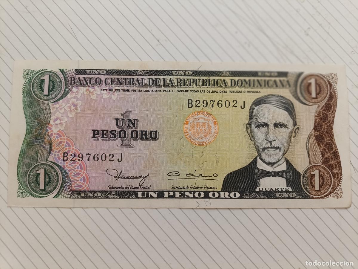 Banconote internazionali: REP. DOMINICANA - 1 PESO ORO 1980 MBC+