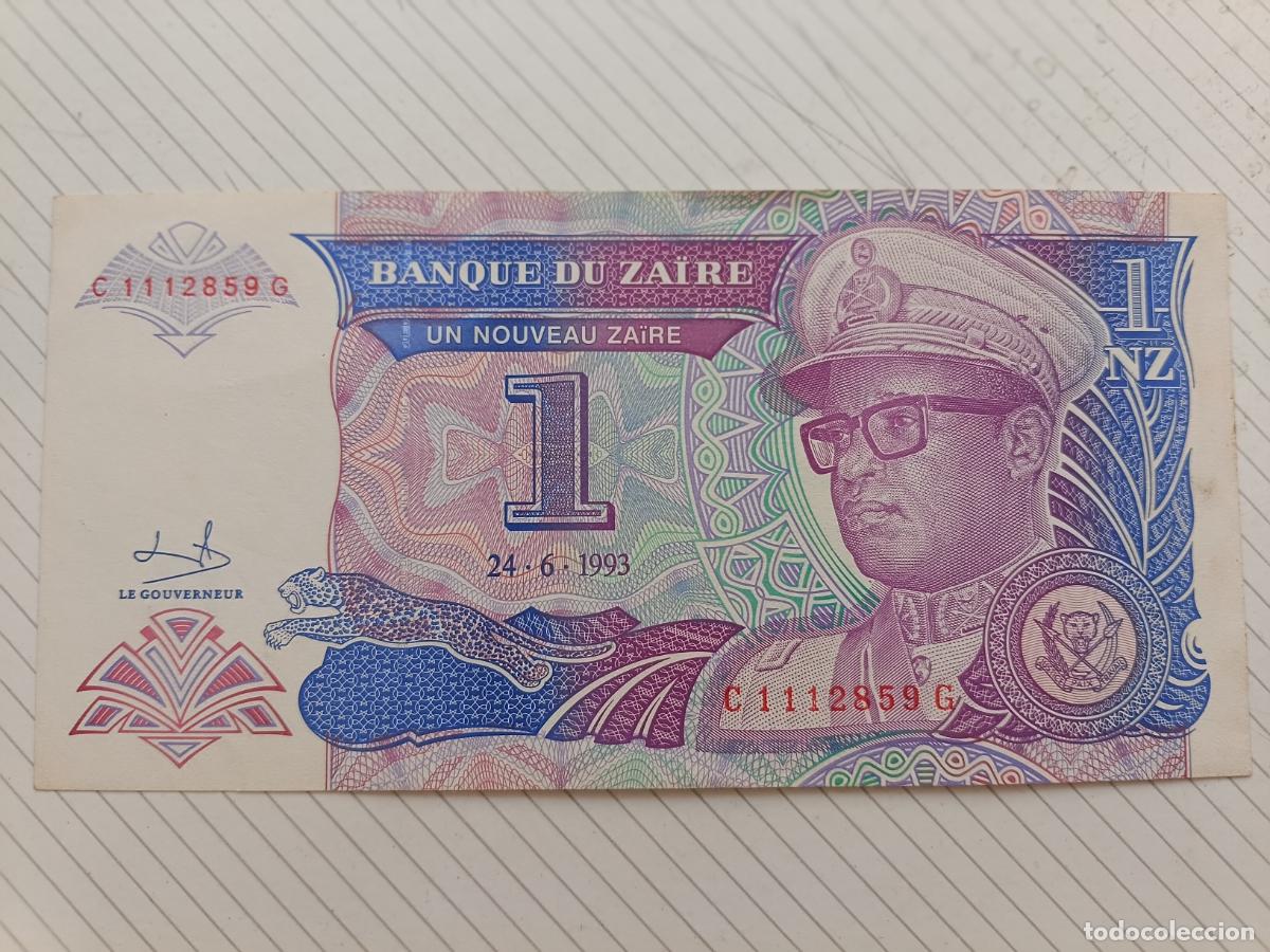 Billetes extranjeros: ZAIRE - 1 NUEVO ZAIRE 1993 SC