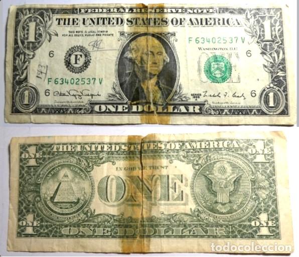 Billetes extranjeros: Billete de ESTADOS UNIDOS DE 1 DOLAR WASHIGTO 1988 A, circulado