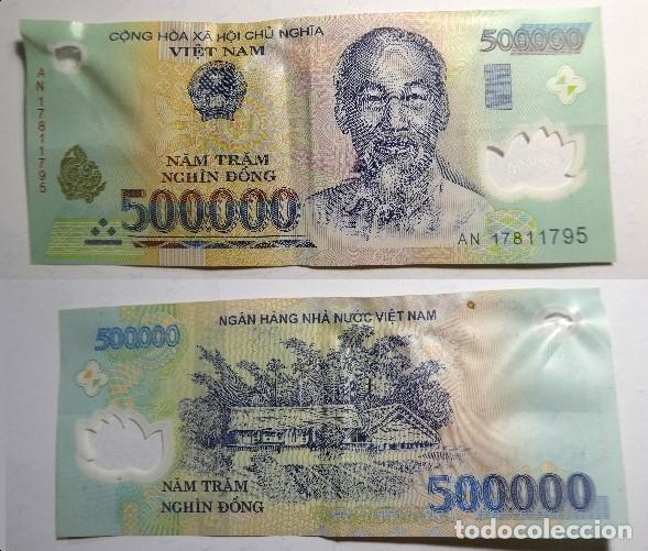 Billetes extranjeros: Billete de Viet Nam 500.000 Dong Polimero