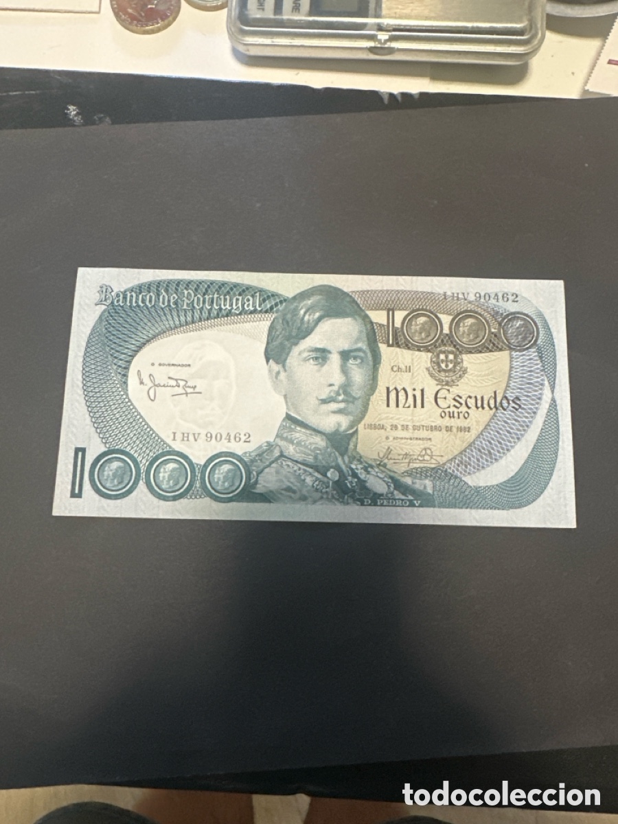 Billetes extranjeros: Billete de Portugal de 1000 escudos a&ntilde;o 1982