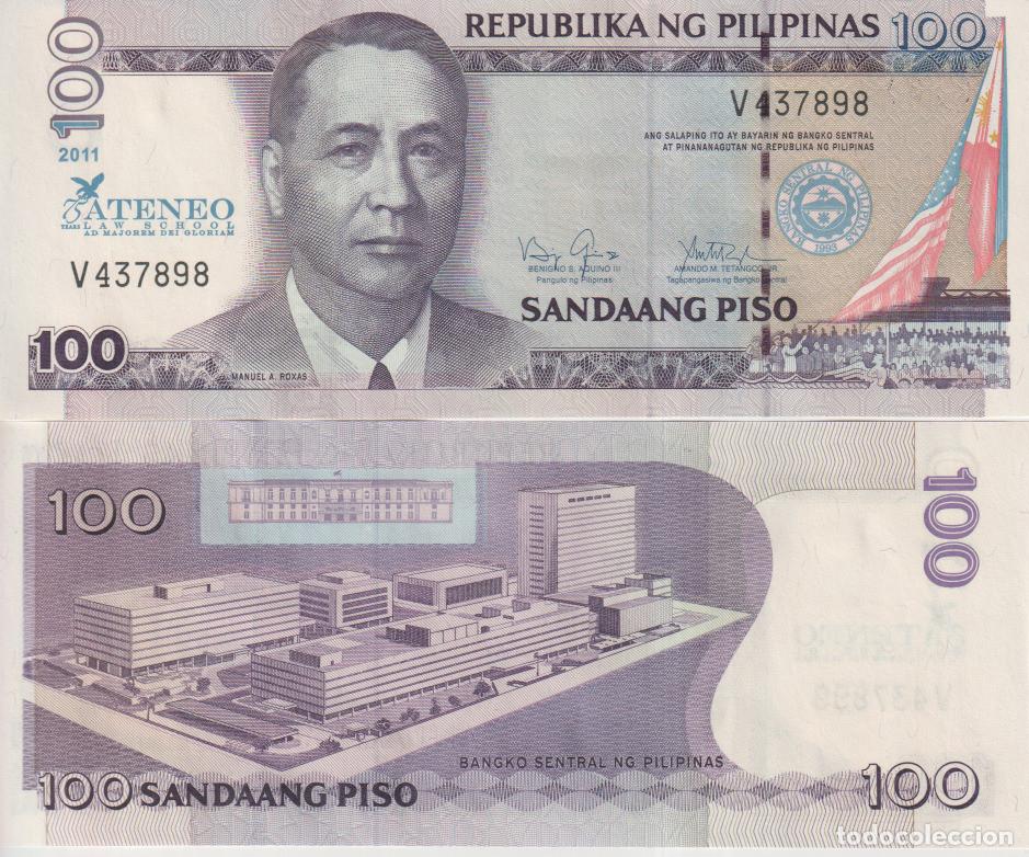 Billetes extranjeros: Filipinas 100 piso Pick 212 SC/UNC