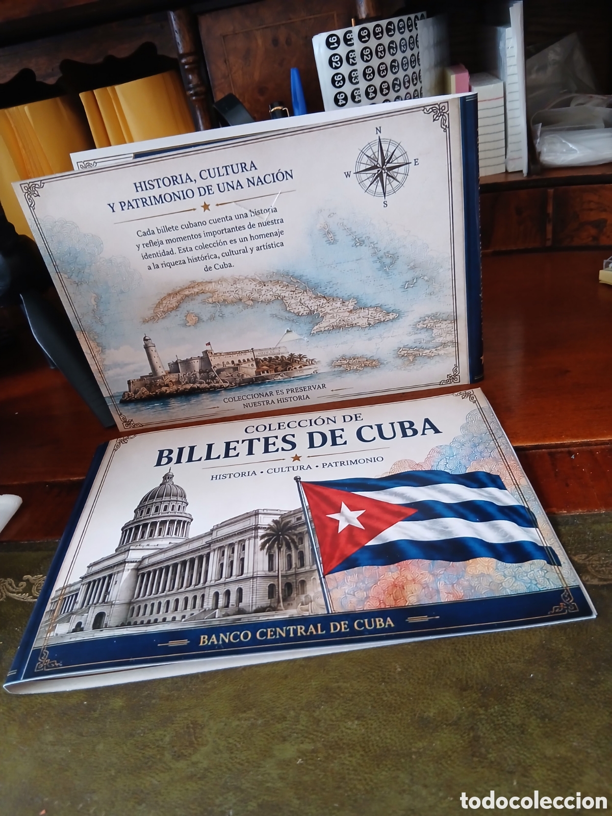 Billetes extranjeros: L179B63.Cuba- billete de 1 peso 1995 con libro