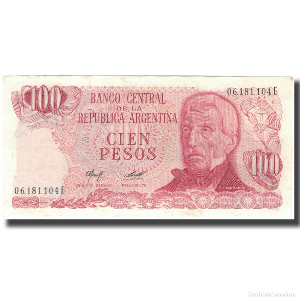 Billetes extranjeros: [#630110] Billete, 100 Pesos, Argentina, KM:302a, EBC
