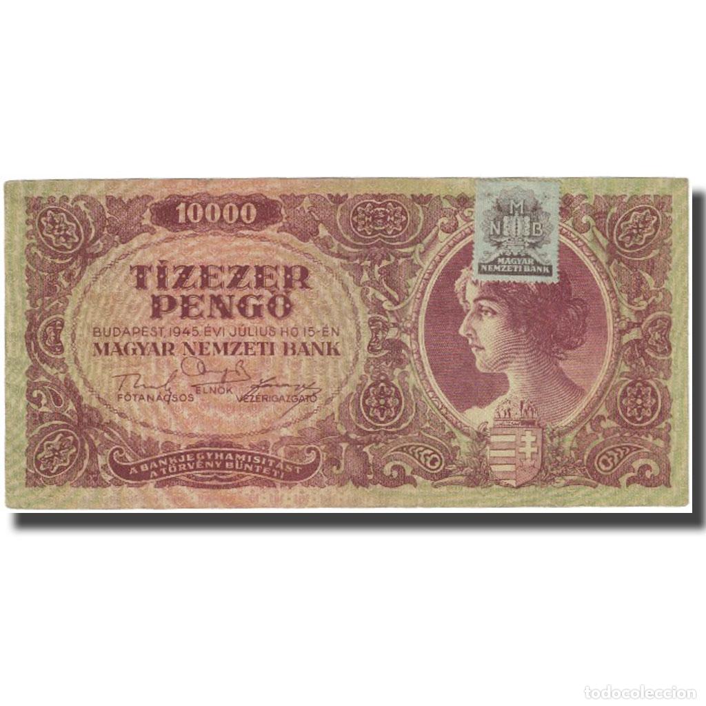 Billetes extranjeros: [#626462] Billete, 10,000 Peng&ouml;, 1945, Hungr&iacute;a, 1945-07-15, KM:119b, SC