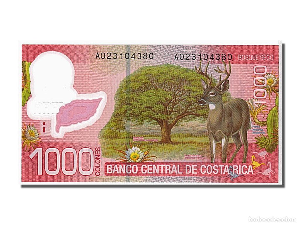 Billetes extranjeros: [#106637] Billete, 1000 Colones, 2009, Costa Rica, UNC