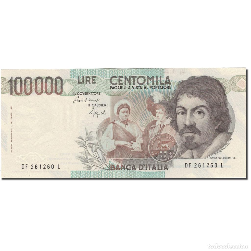 Billetes extranjeros: [#803961] Billete, 100,000 Lire, 1983, Italia, 1983-09-01, KM:110b, MBC+