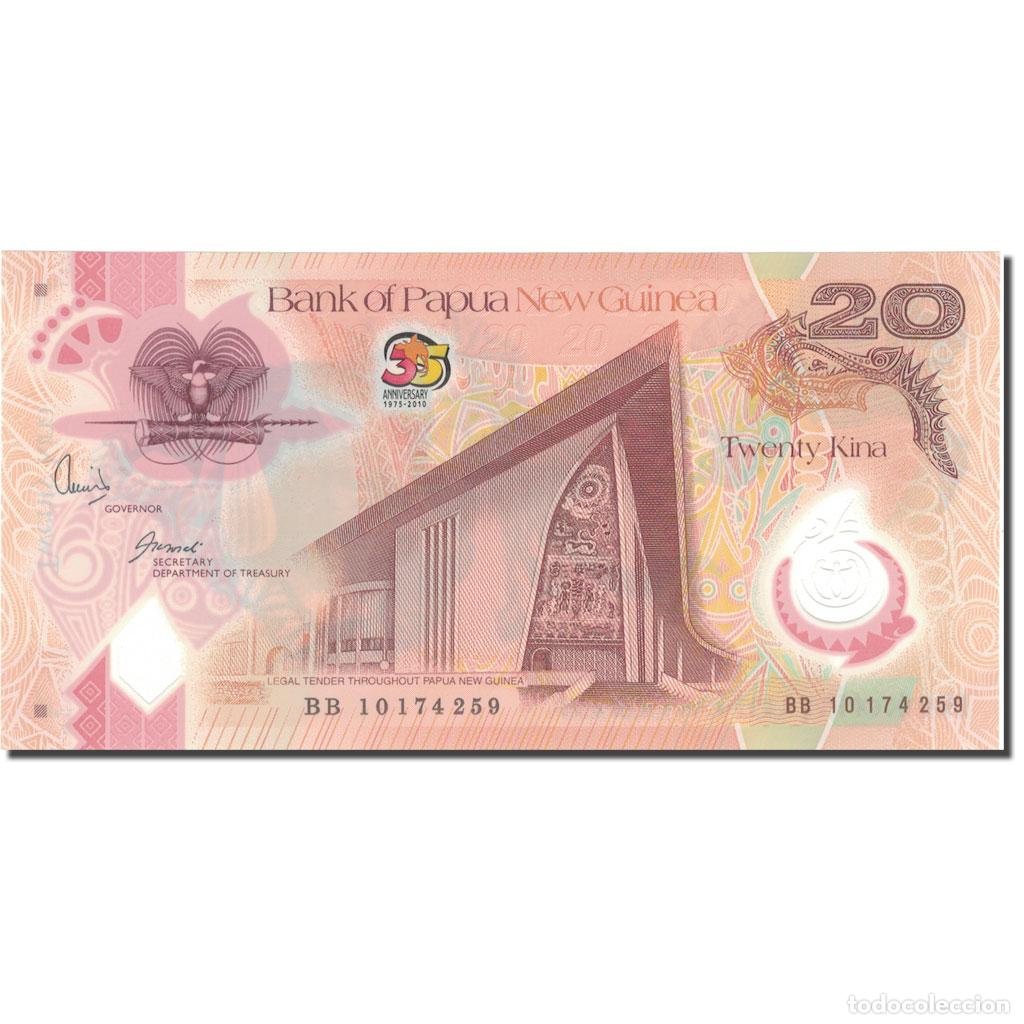 Billetes extranjeros: [#803619] Billete, 20 Kina, 2010, Pap&uacute;a-Nueva Guinea, 2010, KM:41, UNC