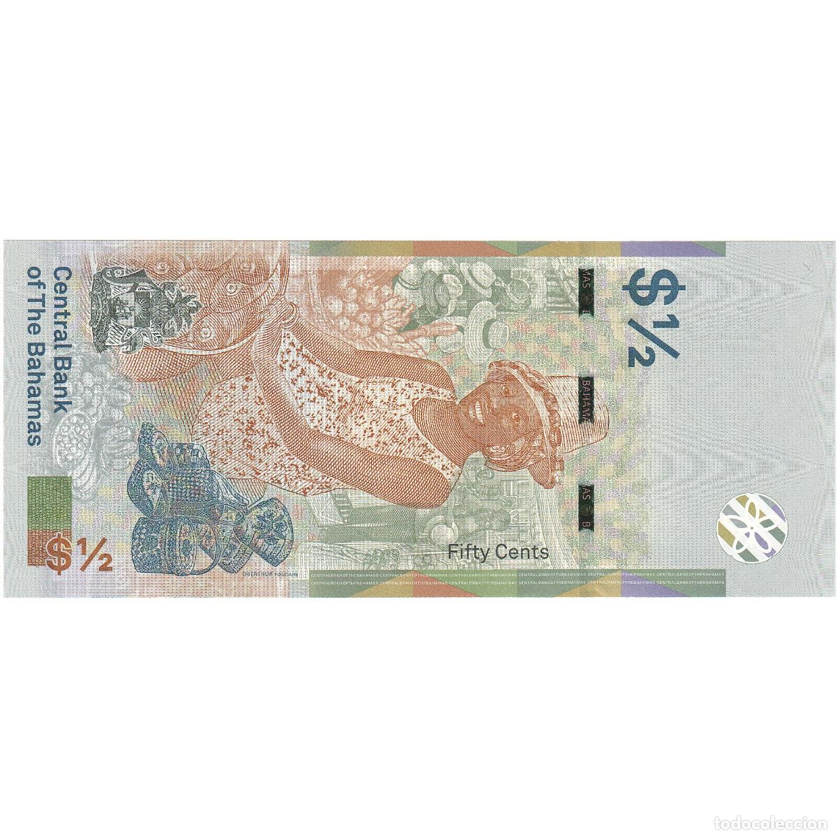 Billetes extranjeros: [#247448] 1/2 Dollar, 2019, Bahamas, UNC - Foto 2