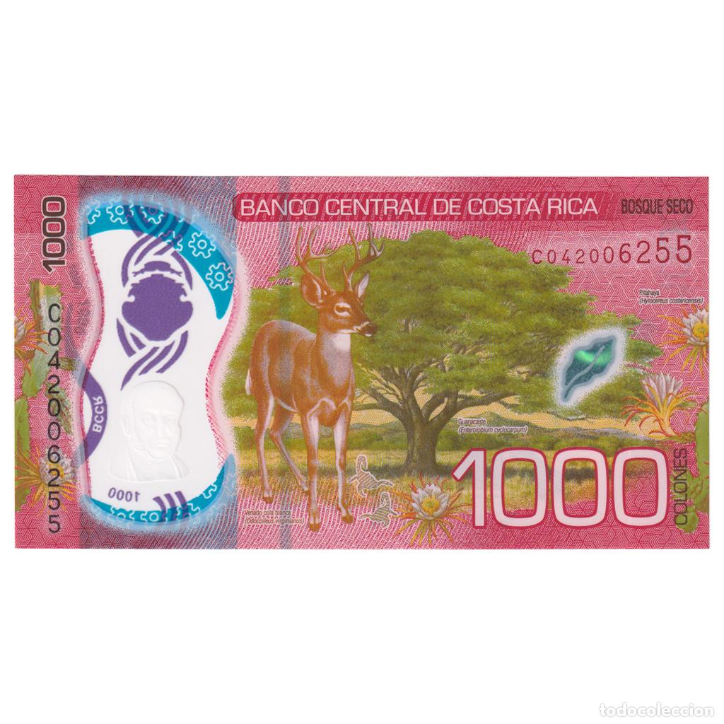 Billetes extranjeros: [#245993] Billete, 1000 Colones, 2019, Costa Rica, 2019-09-20, KM:274, UNC
