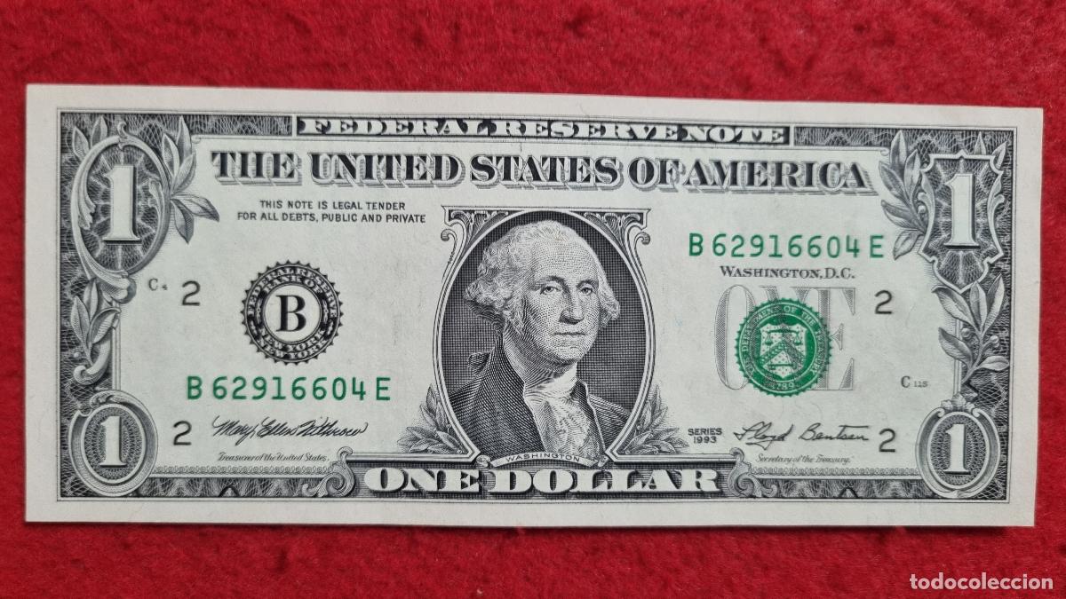 Billetes extranjeros: Q8 BILLETE ESTADOS UNIDOS 1 DOLAR USA 1993 MBC+ ORIGINAL T604