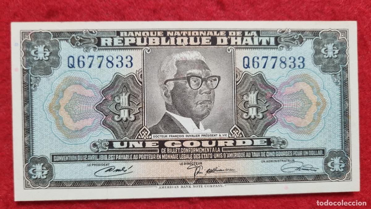 Billets internationaux: Q8 BILLETE HAITI 1 GOURDE EBC 1979 ORIGINAL T833