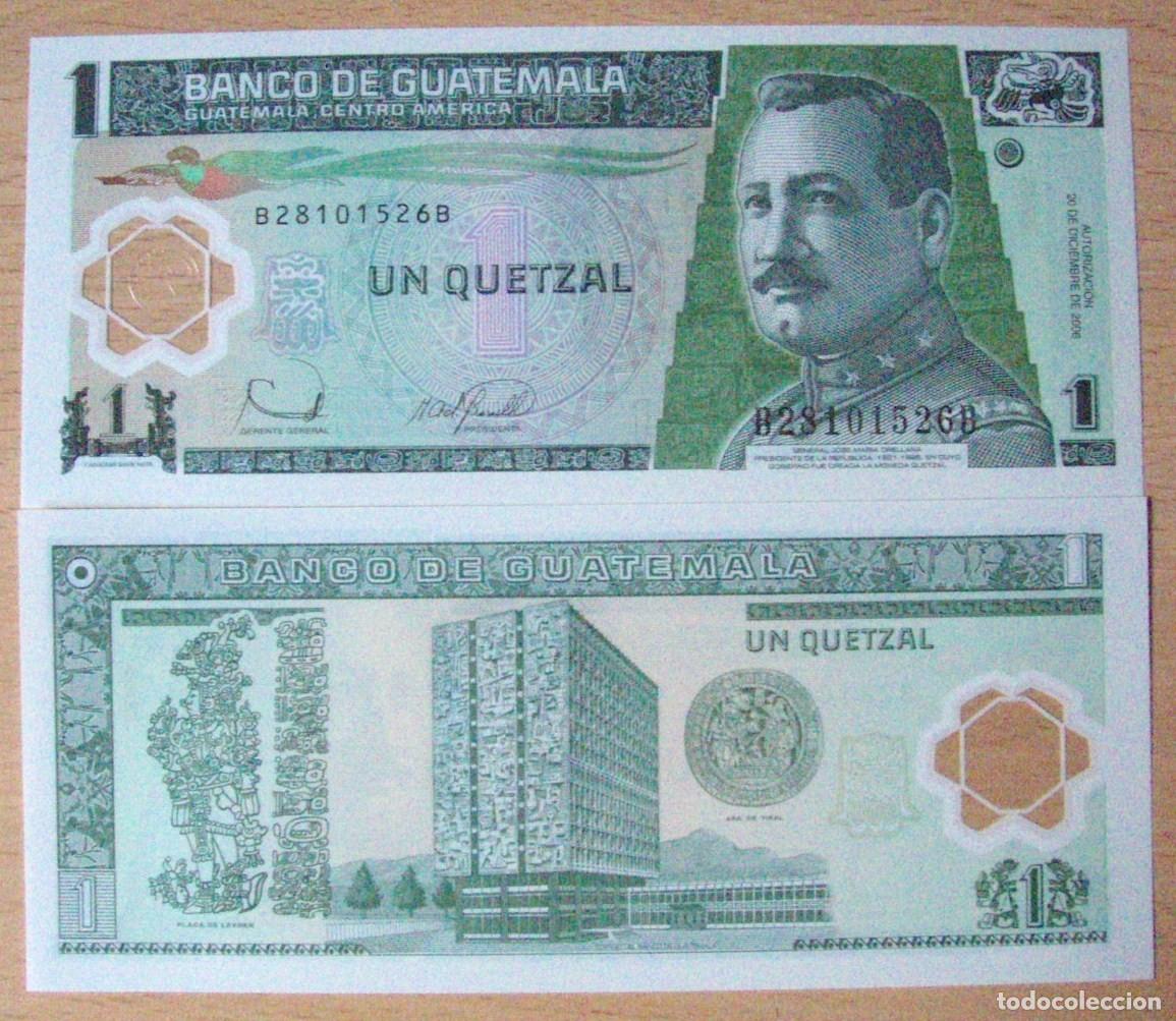 Billetes extranjeros: GUATEMALA - 1 QUETZAL 2006 - POLIMERO - SIN USAR / SIN CIRCULAR