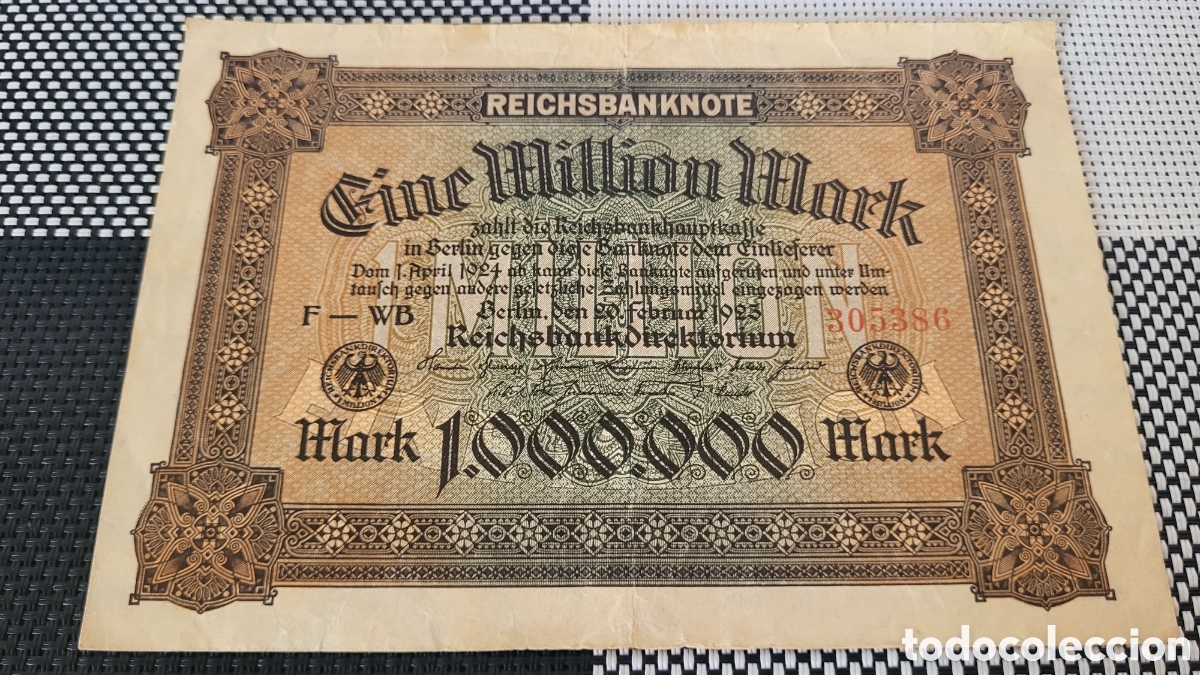 Banconote internazionali: Antiguo bilete lmperio Aleman