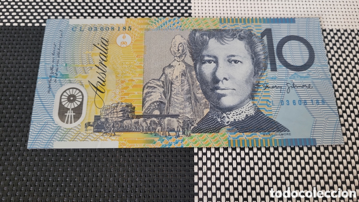 Billetes extranjeros: Billete 10 D&oacute;lares Australia