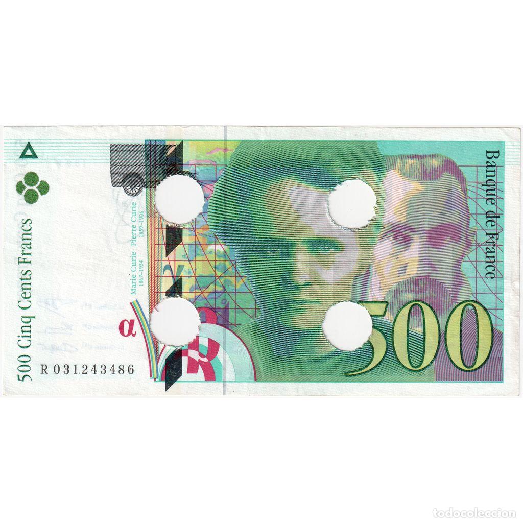 Billetes extranjeros: [#1515716] Francia, 500 Francs, Pierre et Marie Curie, 1995, R 031243486, BC