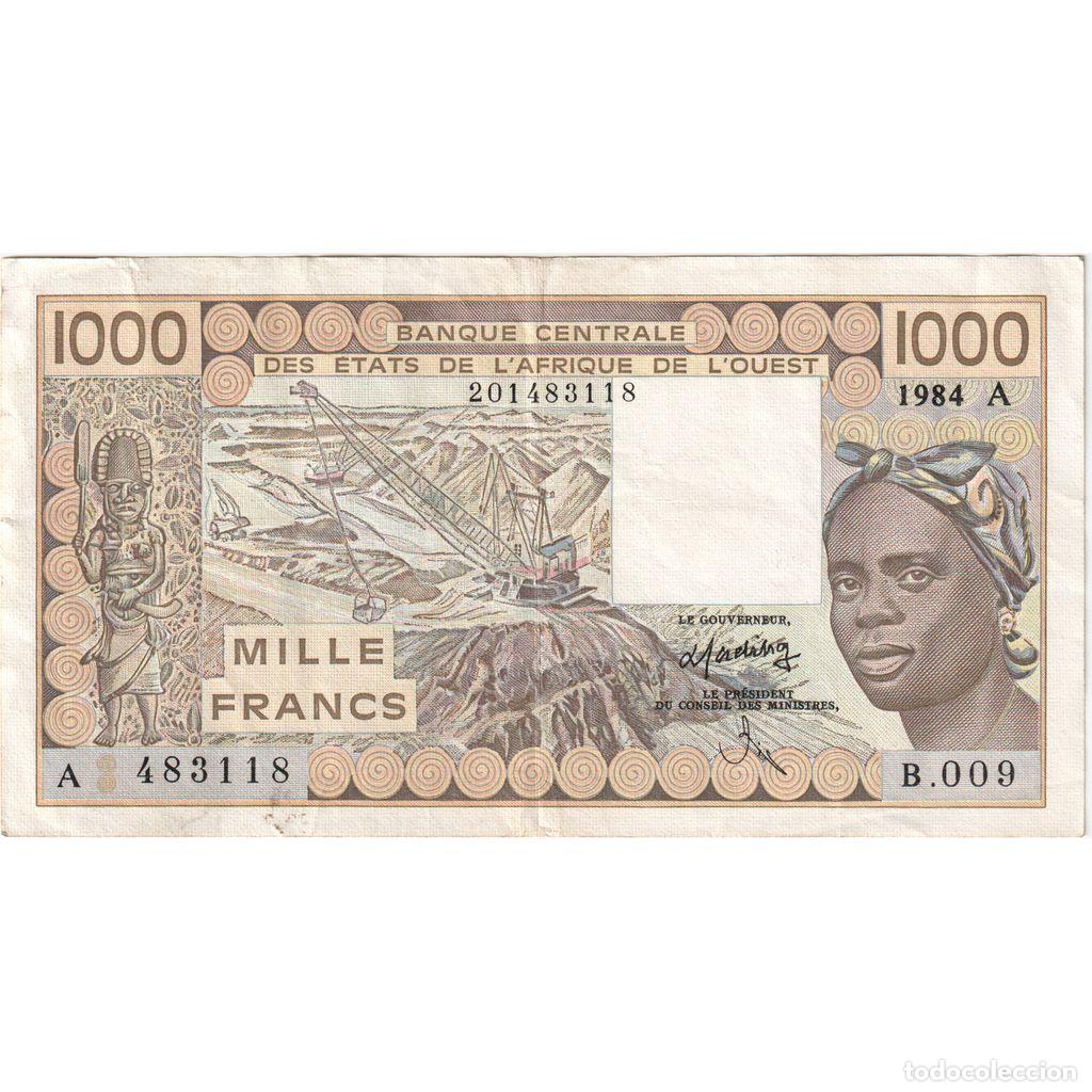 Billetes extranjeros: [#1515735] Estados del &Aacute;frica Occidental, 1000 Francs, BC+