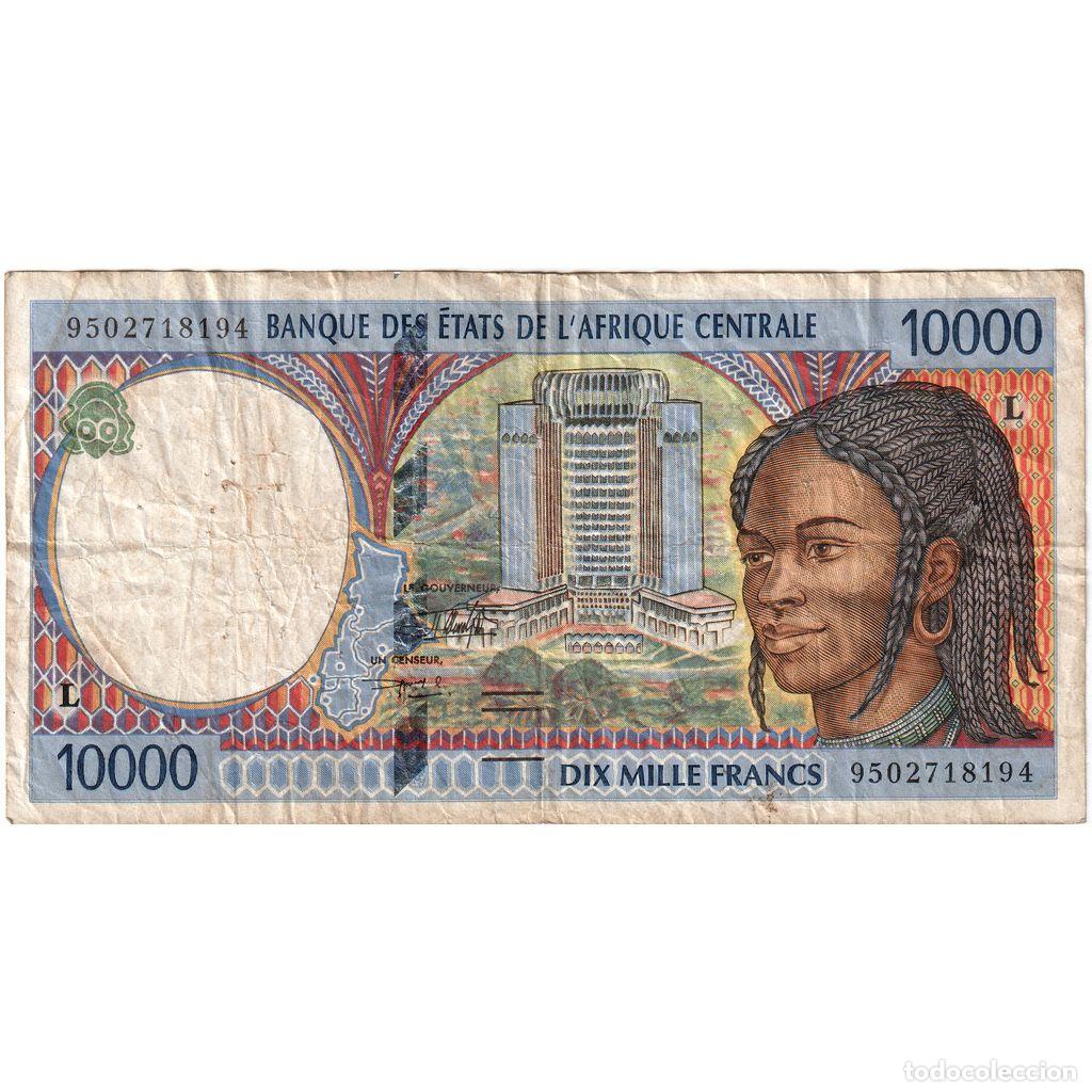 Billetes extranjeros: [#1515754] Estados del &Aacute;frica central, 10,000 Francs, RC