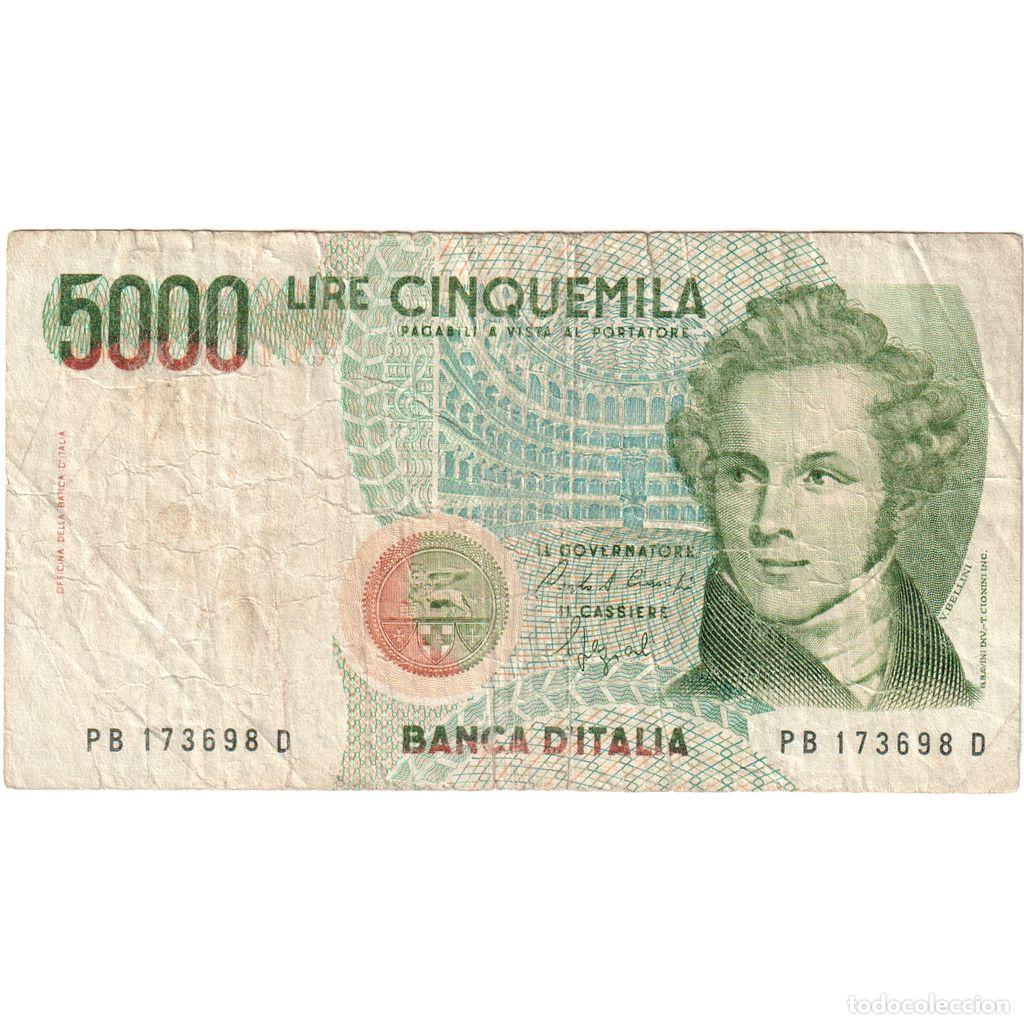 Billetes extranjeros: [#1515748] Italia, 5000 Lire, 1985-01-04, RC+