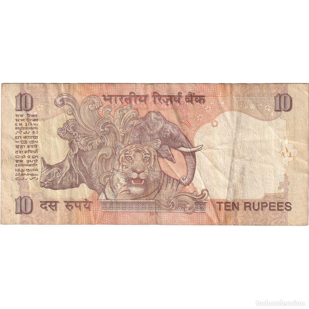 Billetes extranjeros: [#1515752] India, 10 Rupees, BC+ - Foto 2