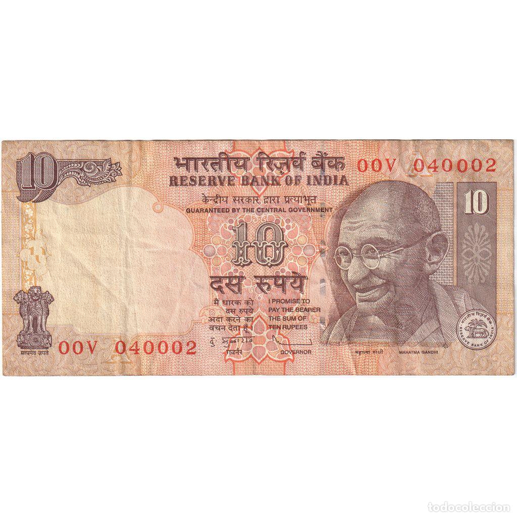 Billetes extranjeros: [#1515752] India, 10 Rupees, BC+