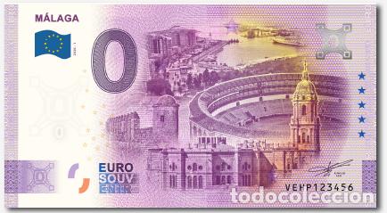 Billetes extranjeros: BILLETE EUROSOUVENIR M&Aacute;LAGA