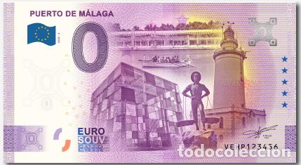 Billetes extranjeros: BILLETE EUROSOUVENIR PUERTO DE M&Aacute;LAGA