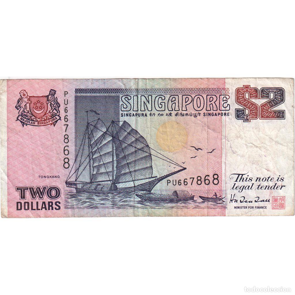 Billetes extranjeros: [#1515781] Singapur, 2 Dollars, RC+