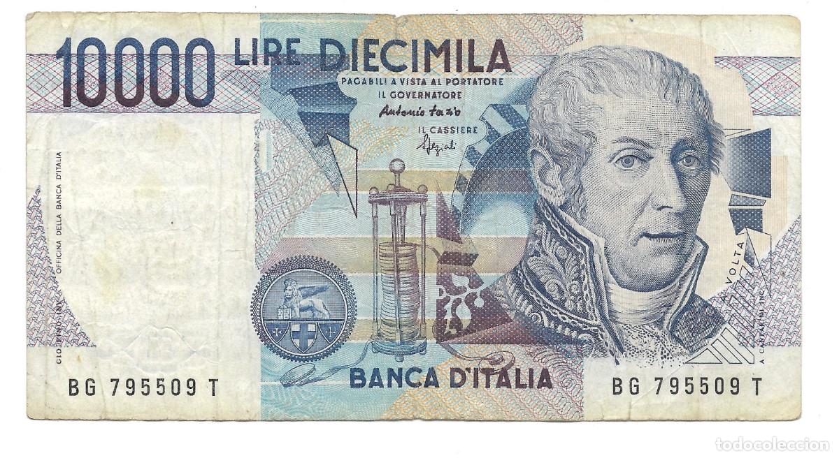 Billetes extranjeros: BILLETE 10000 LIRE ITALIA 1984 VF