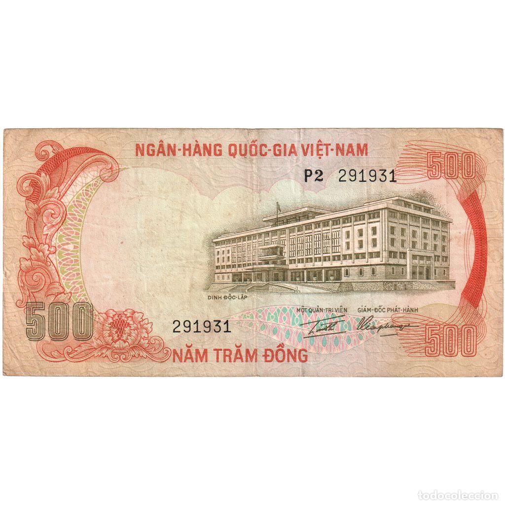 Billetes extranjeros: [#1515786] Vietnam del Sur, 500 D&ocirc;ng, BC