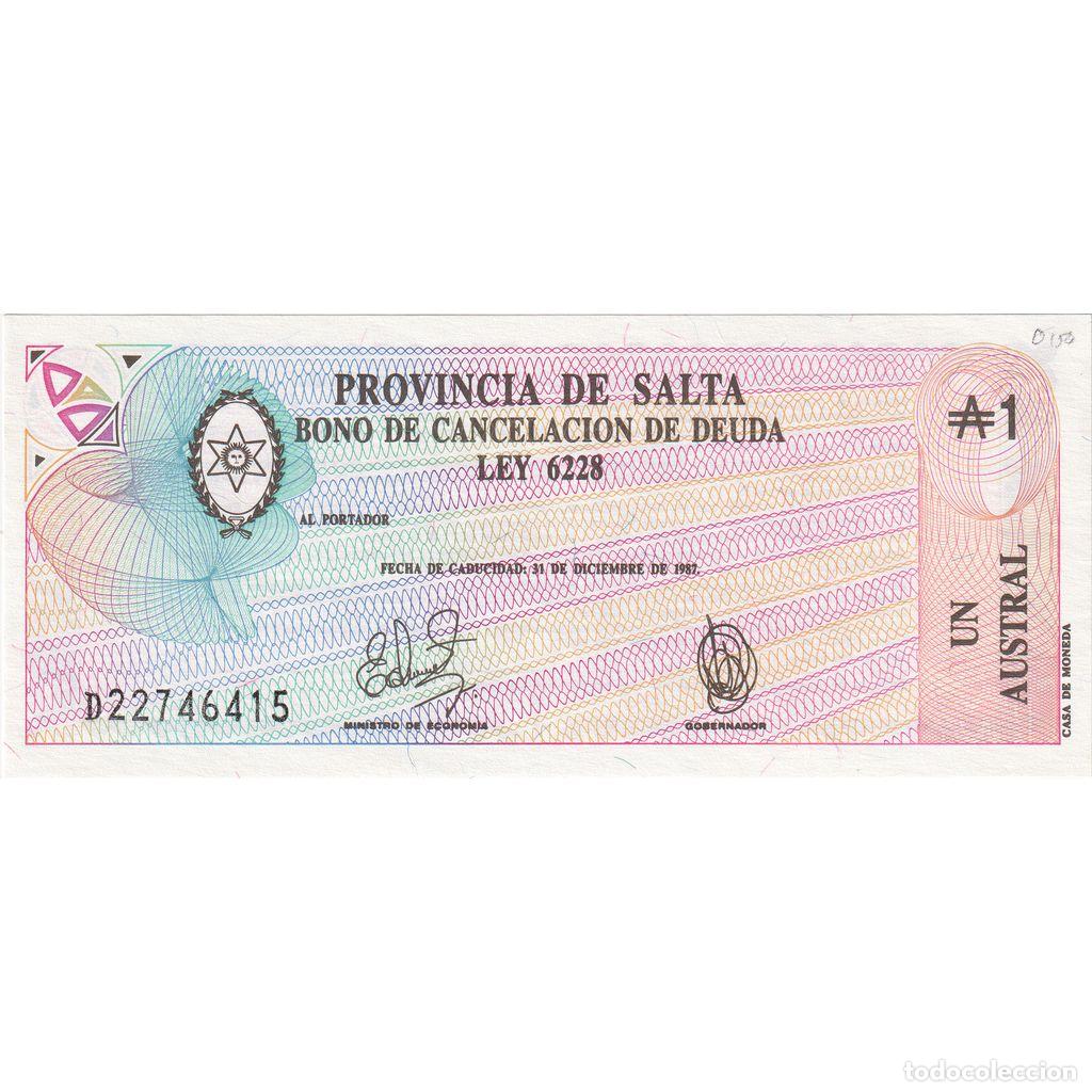Billetes extranjeros: [#1515798] Argentina, 1 Austral, UNC