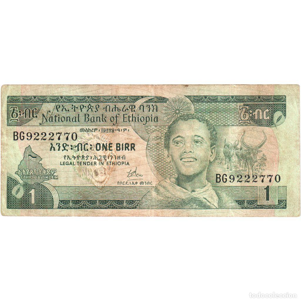 Billetes extranjeros: [#1515830] Etiop&iacute;a, 1 Birr, MBC