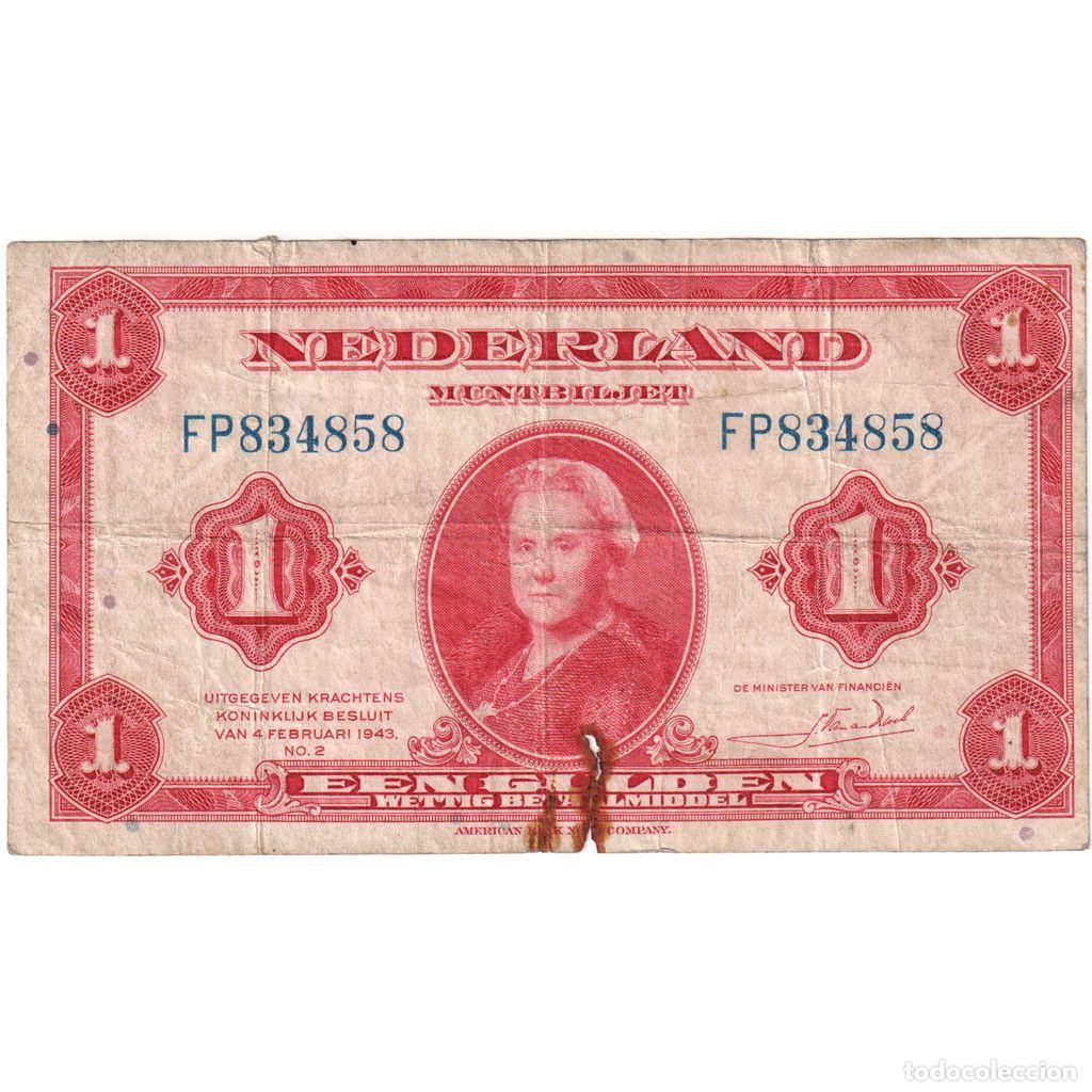 Billetes extranjeros: [#1515833] Pa&iacute;ses Bajos, 1 Gulden, 1943-02-04, RC