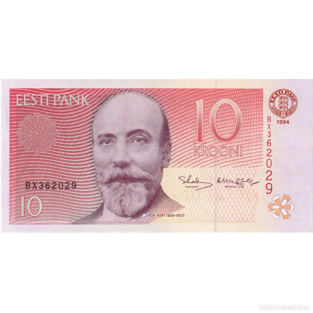 Billetes extranjeros: [#1515800] Estonia, 10 Krooni, UNC