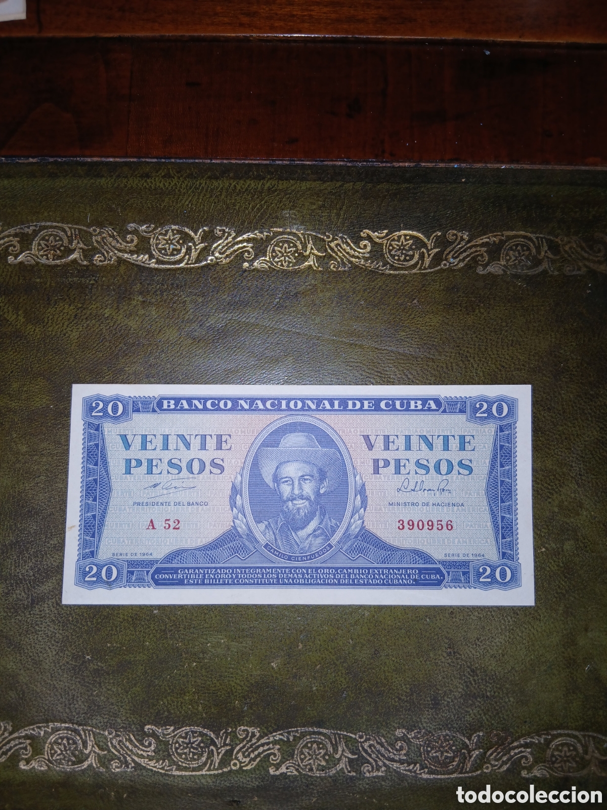 Billetes extranjeros: L188B66.Cuba 20 pesos 1964