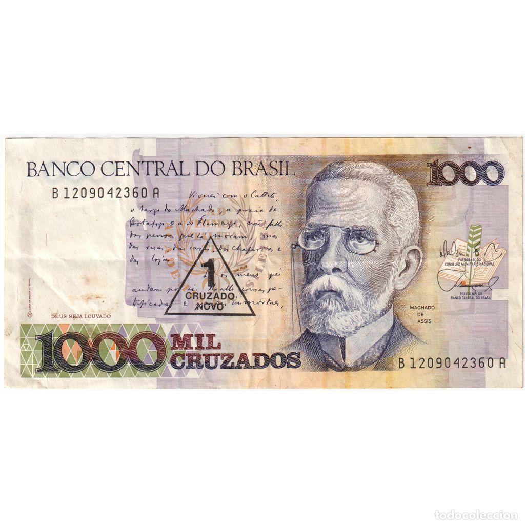Billetes extranjeros: [#1515825] Brasil, 1 Cruzado Novo on 1000 Cruzados, BC+