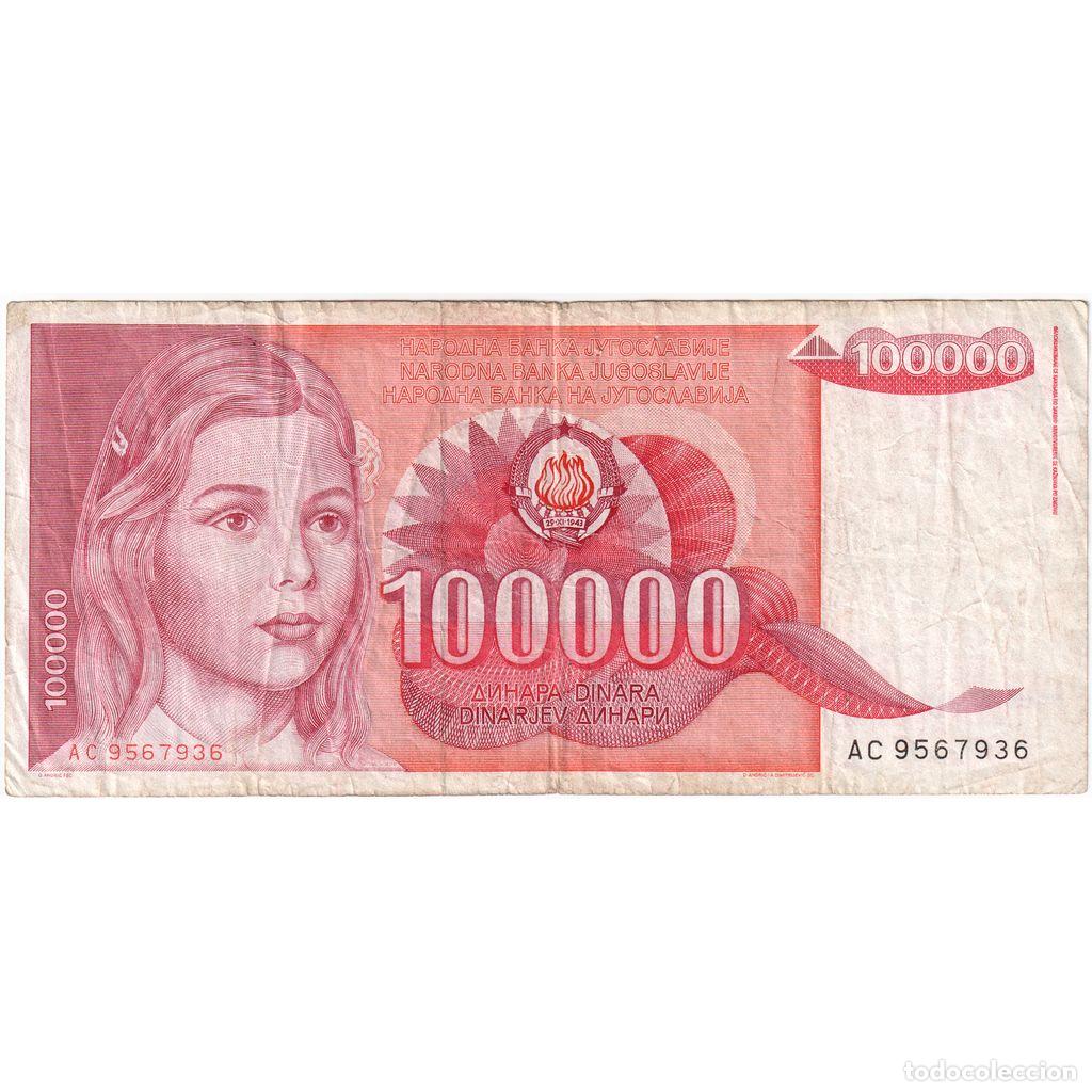 Billetes extranjeros: [#1515842] Yugoslavia, 100,000 Dinara, 1989-05-01, RC