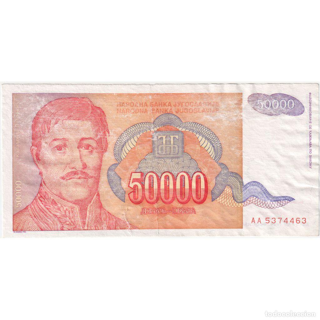 Billetes extranjeros: [#1515847] Yugoslavia, 50000 Dinara, BC+