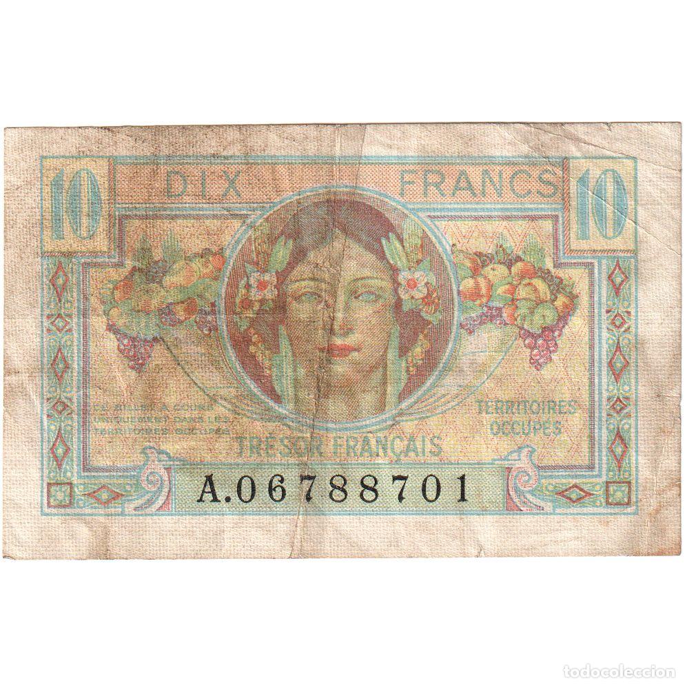 Billetes extranjeros: [#1515869] Francia, 10 Francs, 1947 French Treasury, A06788701, RC+