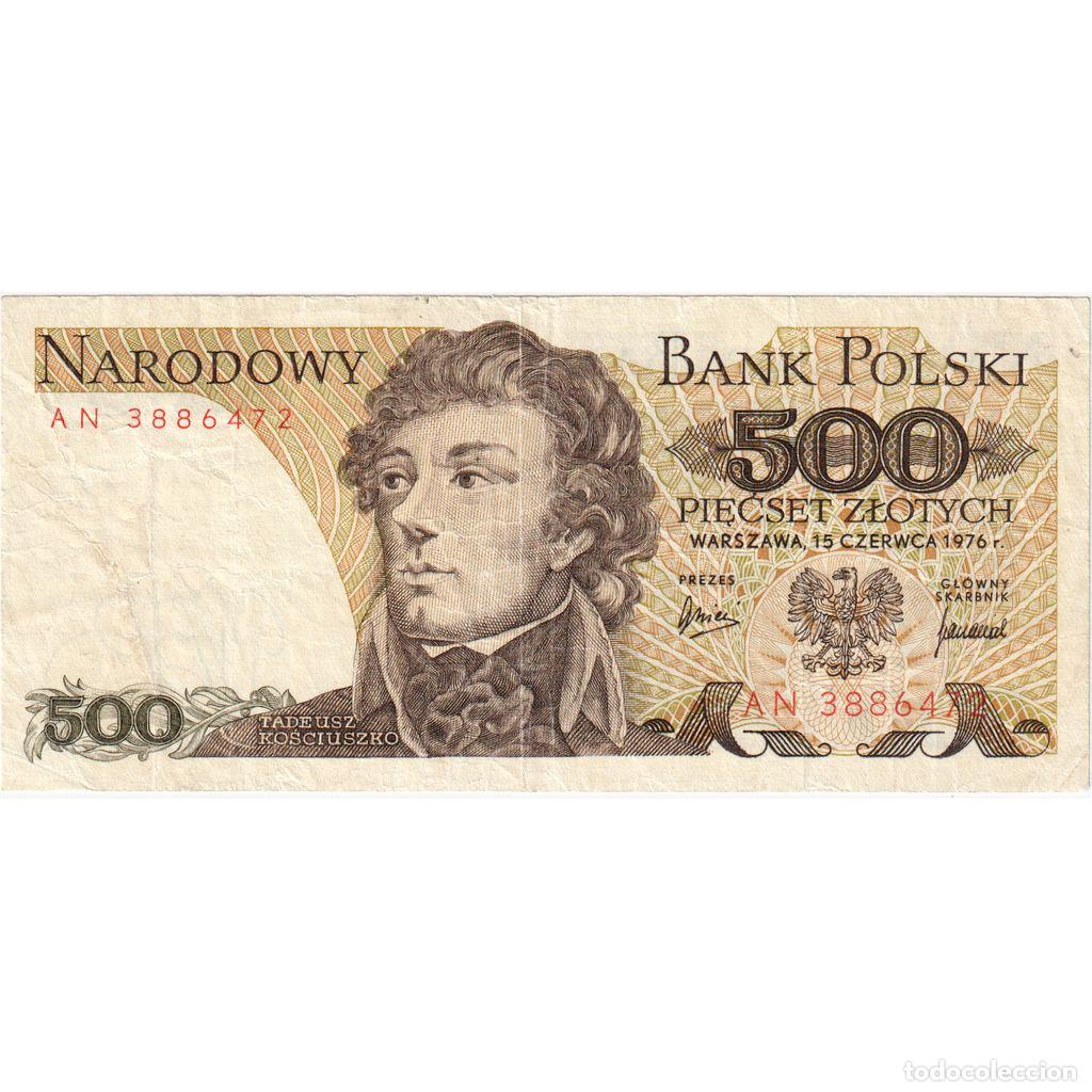 Billetes extranjeros: [#1515862] Polonia, 500 Zlotych, 1976-06-15, BC+