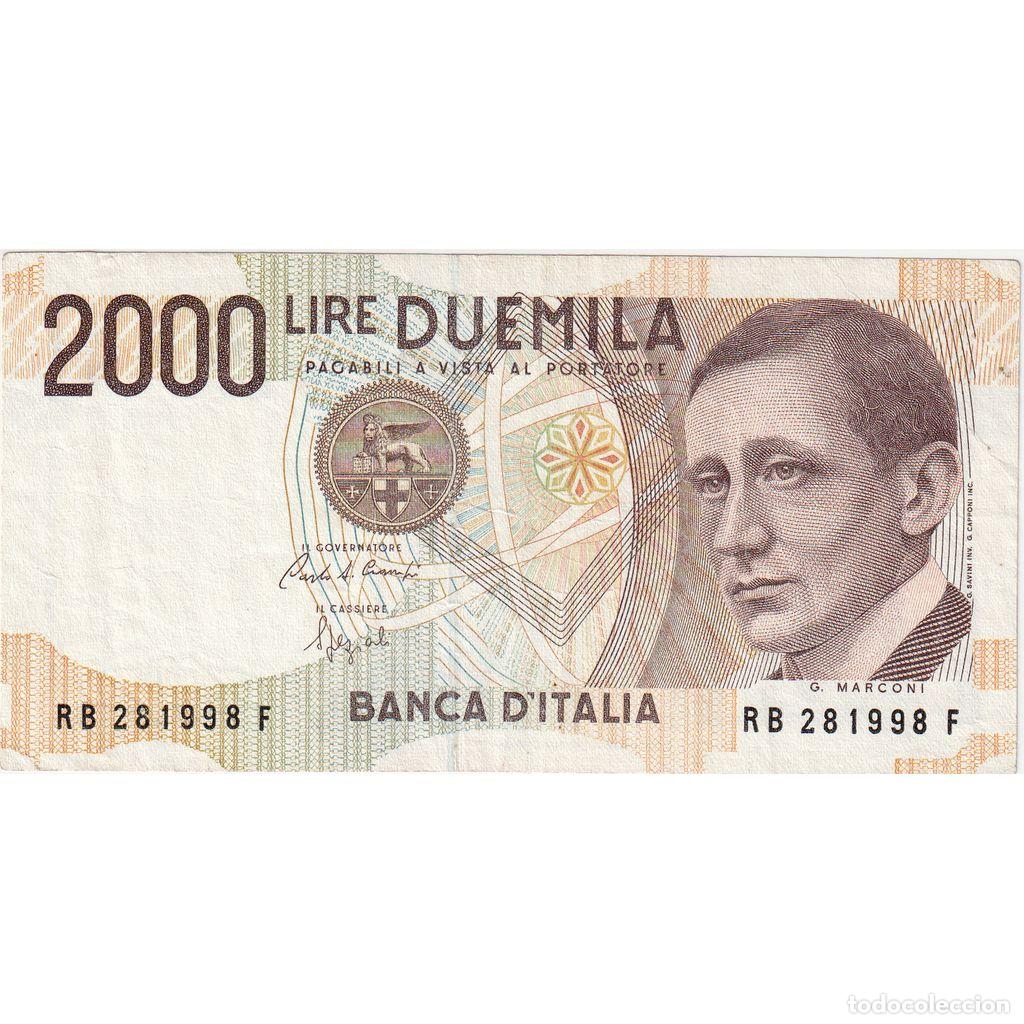 Billetes extranjeros: [#1515858] Italia, 2000 Lire, 1990-10-03, MBC+