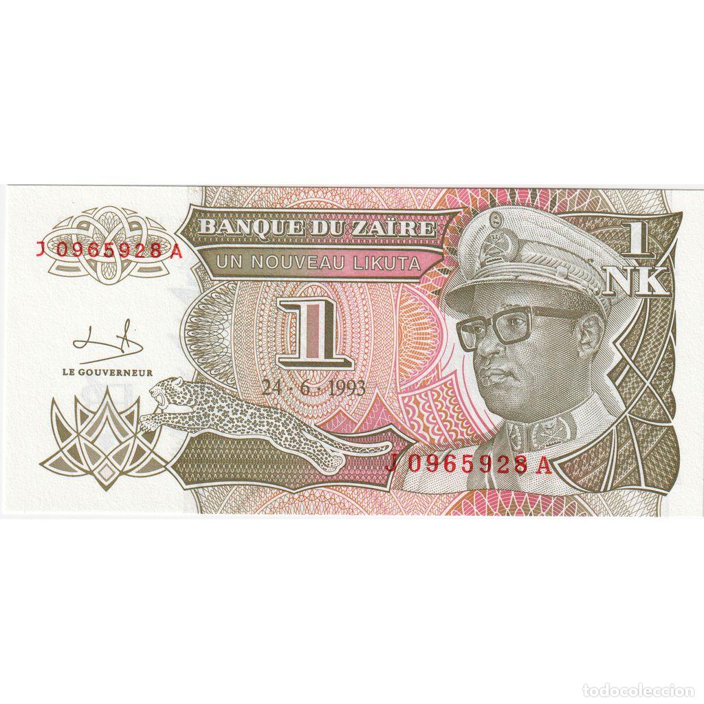 Billetes extranjeros: [#1515870] Zaire, 1 Nouveau Likuta, 1993-06-24, UNC