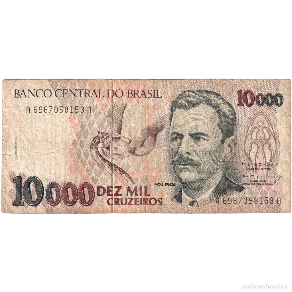 Billetes extranjeros: [#1515827] Brasil, 10,000 Cruzeiros, RC