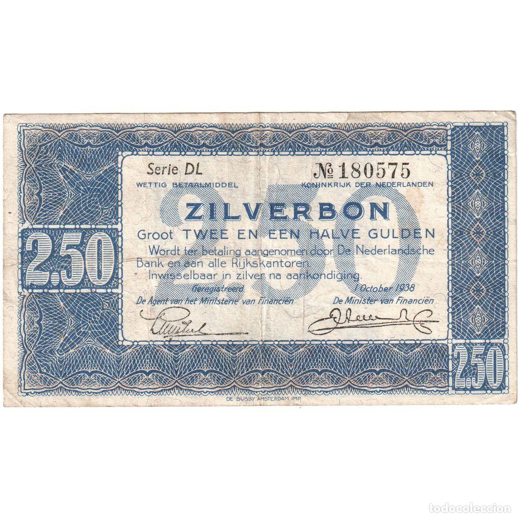 Billetes extranjeros: [#1515835] Pa&iacute;ses Bajos, 2 1/2 Gulden, 1938-10-01, BC
