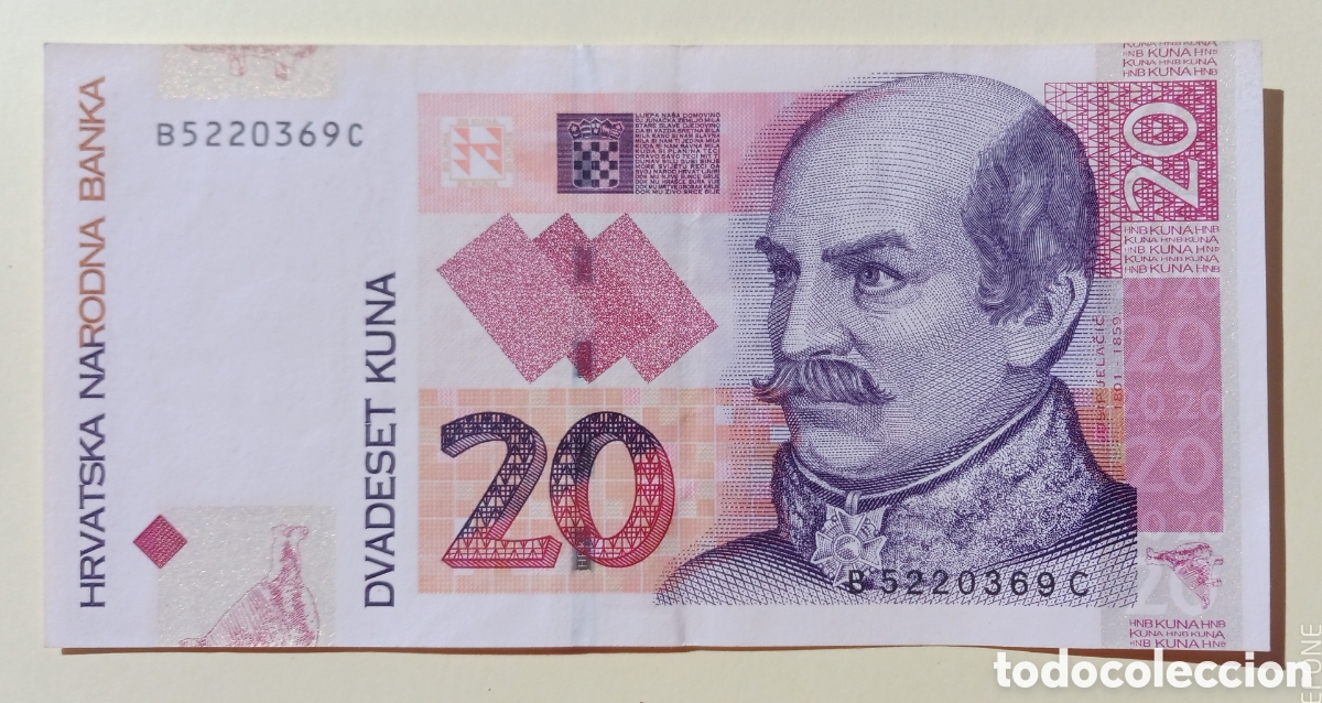 Billetes extranjeros: Croacia - 20 Kuna 2012 - mbc-