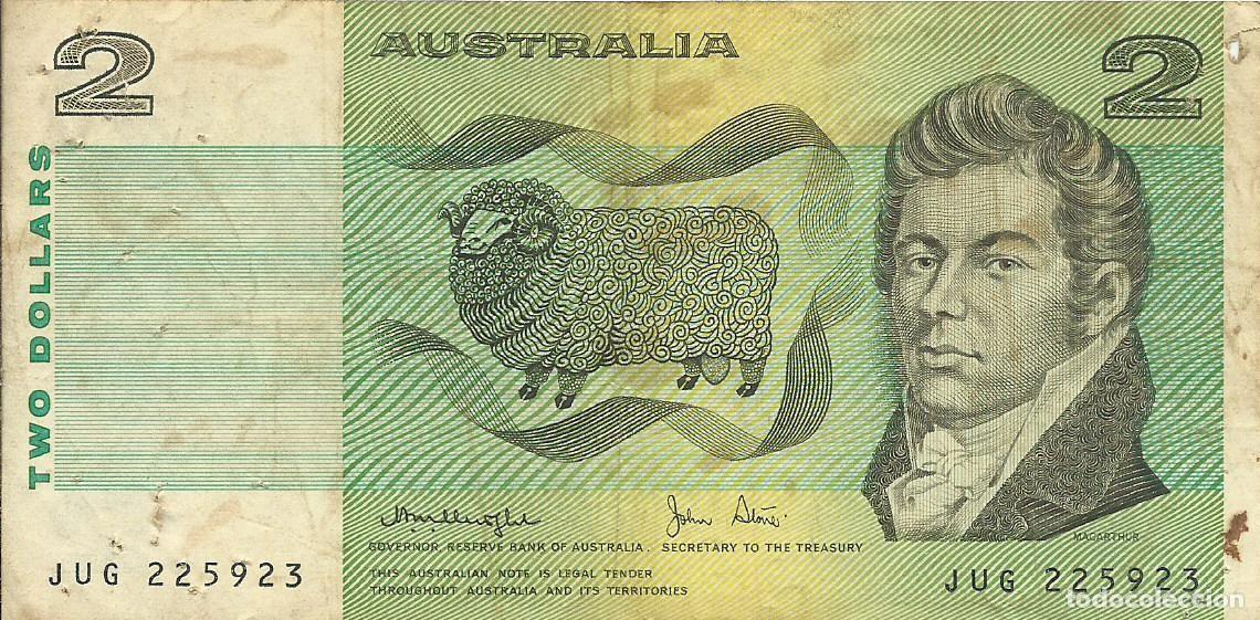 Billetes extranjeros: AUSTRALIA - 2 DOLLARS - SIN A&Ntilde;O - JUG 225923 - BUEN PRECIO - FOTOS
