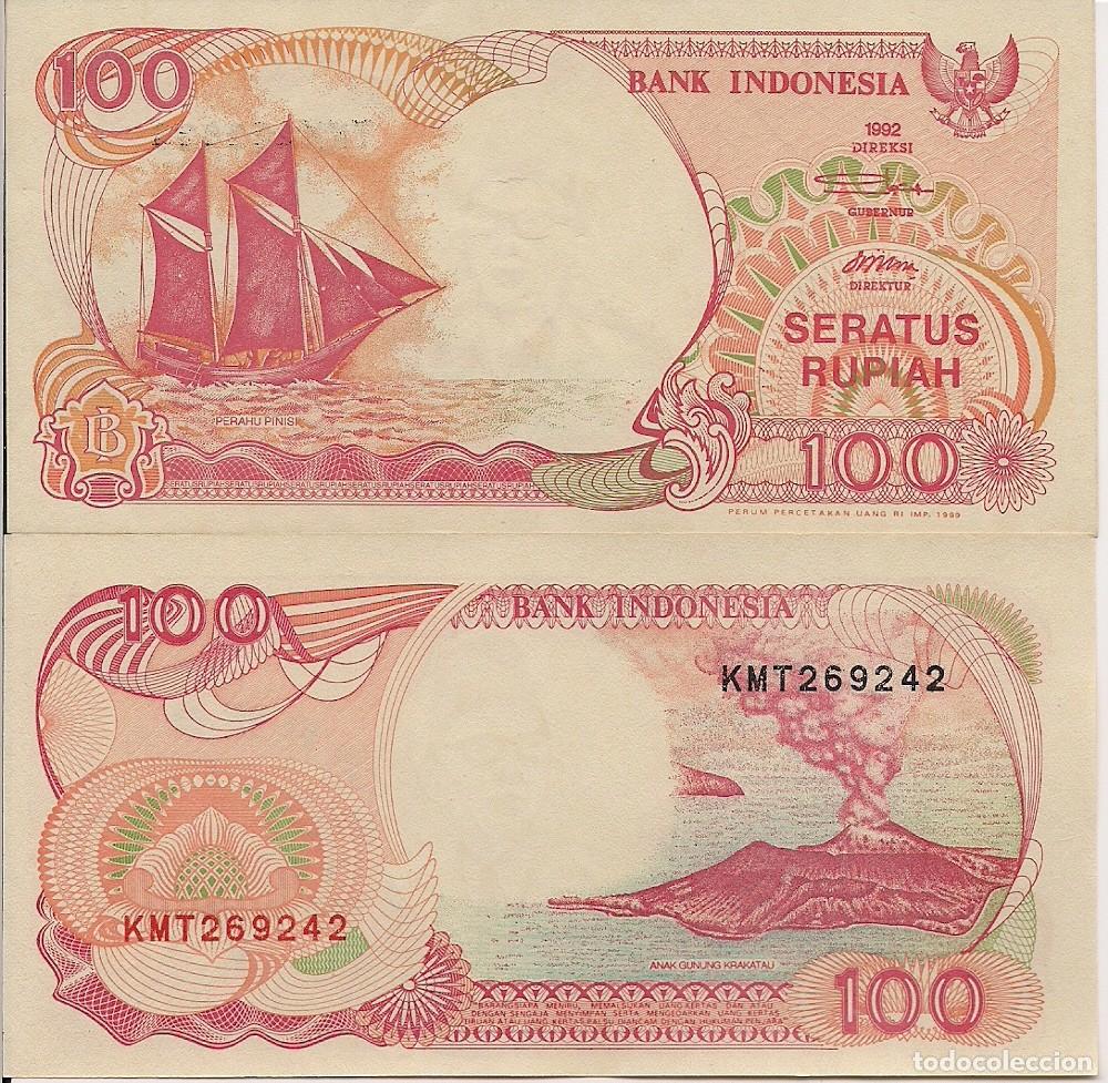 International Banknotes: INDONESIA - 100 RUPIAH 1992 - SIN CIRCULAR - VISITA MIS OTROS LOTES Y AHORRA GASTOS DE ENV&Iacute;O8