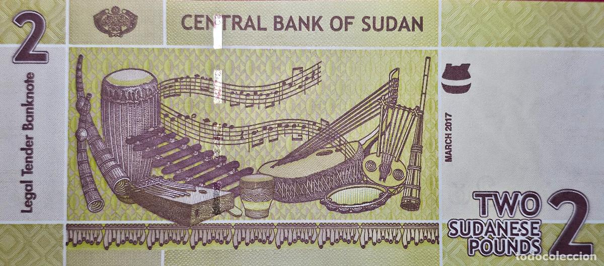 Billetes extranjeros: BILLETE SUDAN 2 POUNDS 2017 SIN CIRCULAR