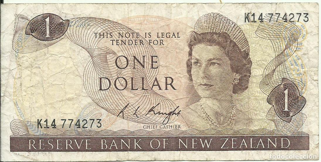 Billetes extranjeros: NUEVA ZELANDA NEW ZELAND - 1 DOLLAR - 1975/77 - K14774273 - BUEN PRECIO - FOTOS